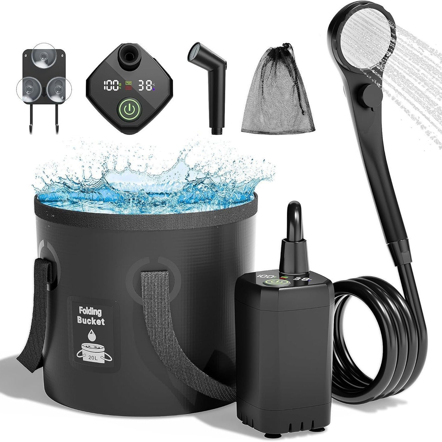 Iron Trail Supply Camping Electric Shower