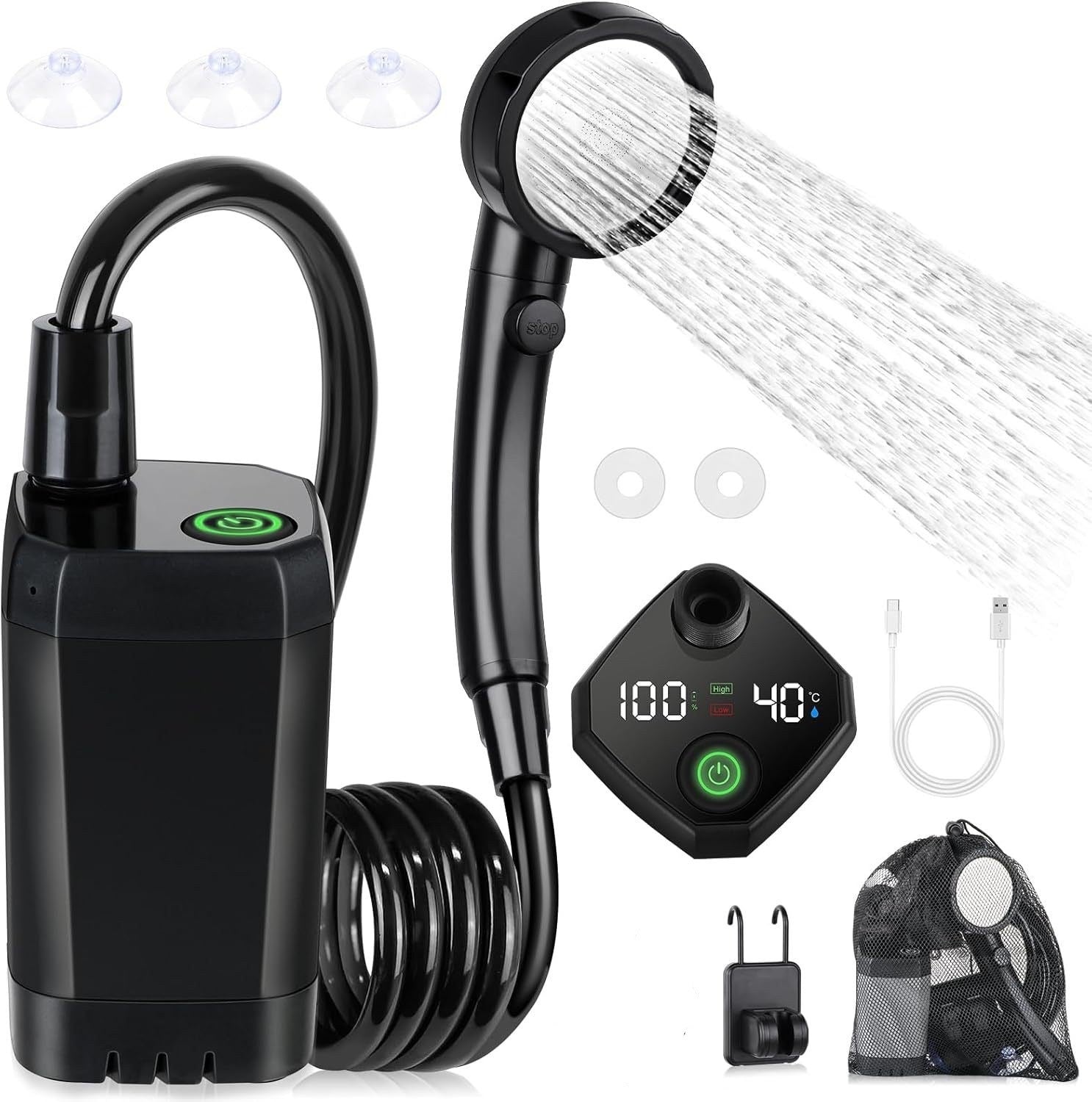 Iron Trail Supply Camping Electric Shower