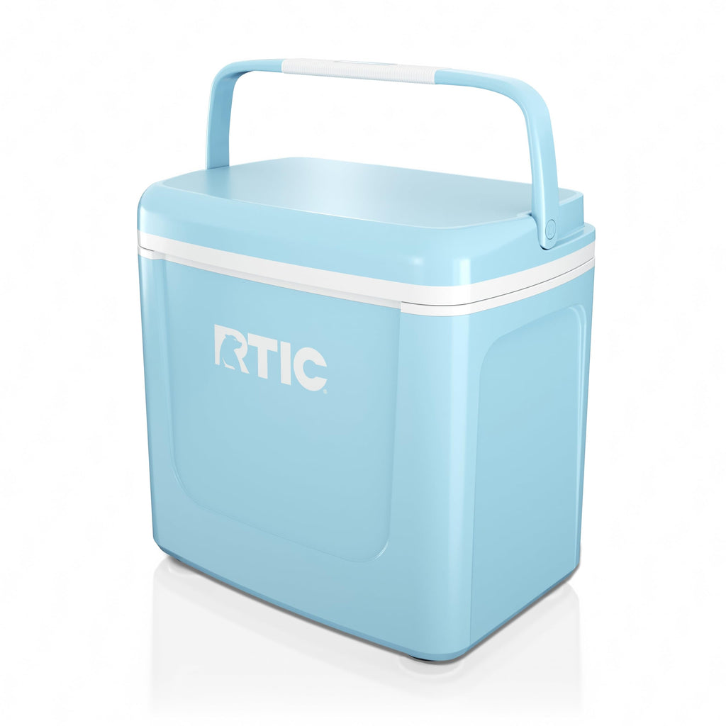 RTIC 8 QT Road Trip Personal Cooler Small Compact Insulated Portable Ice Chest Box for Food Drink Beverage Beach Camping Picnic Fishing Boat 12-Can Capacity RTIC Ice