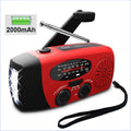 Iron Trail Emergency Solar Hand-Crank Radio & Flashlight
